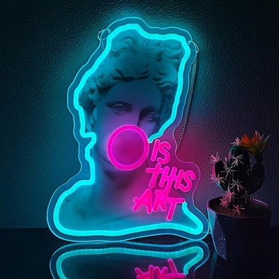 Neona Arto Ilustraĵo Lumo